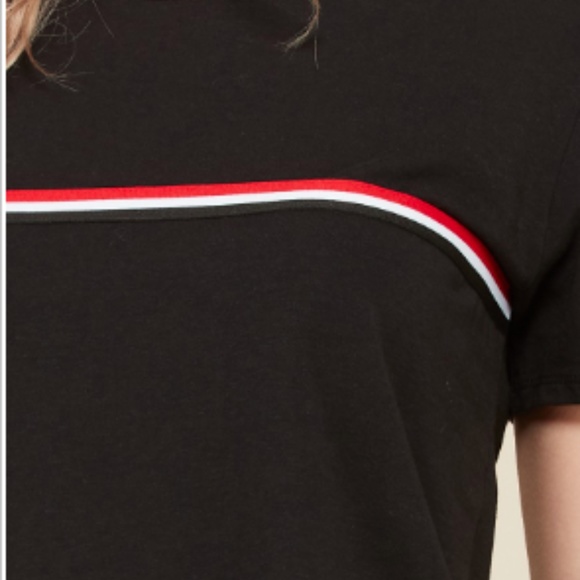 Black Crop Top - Picture 2 of 3